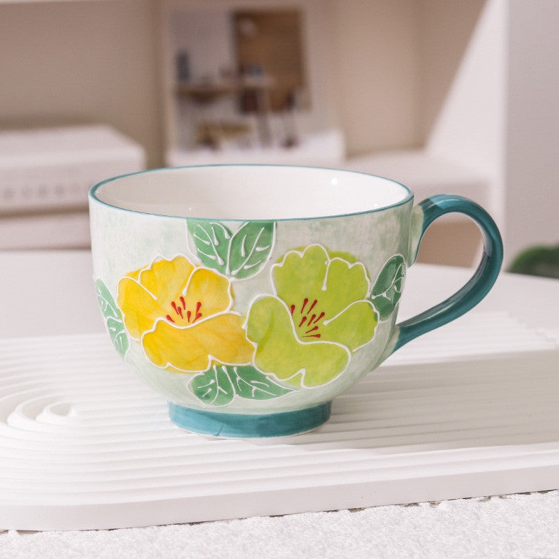 BloomRidge Hand-Drawn Ceramic Mug