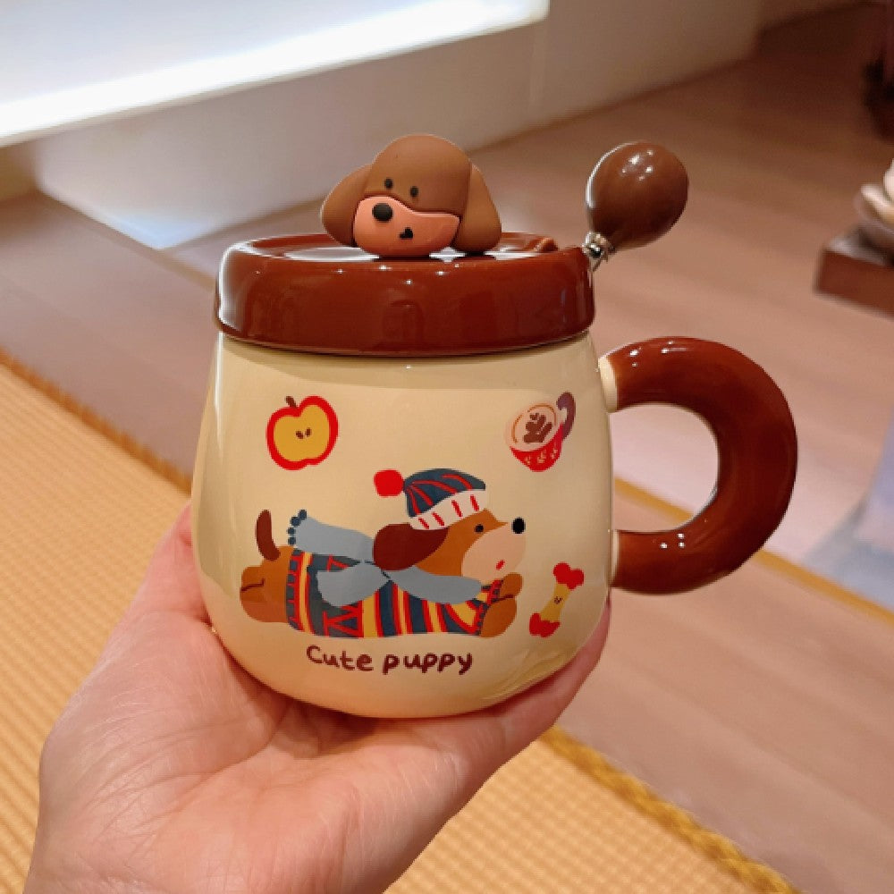 Dachshund Delight Ceramic Mug Set