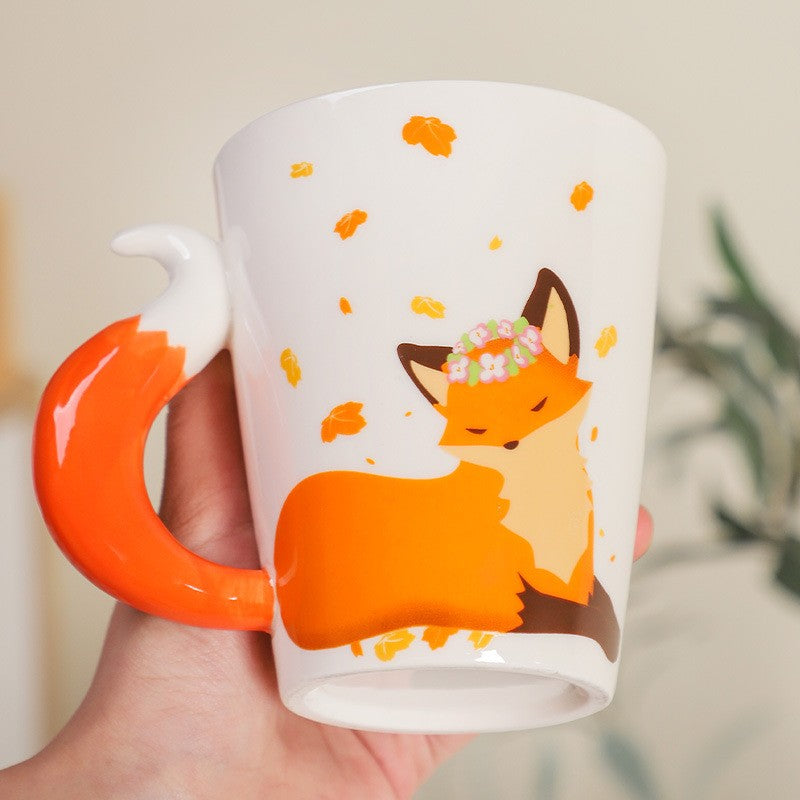 EmberTail Fox Ceramic Mug