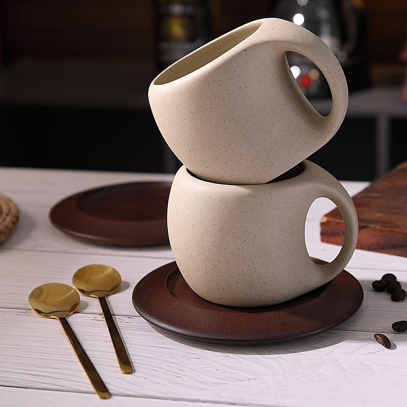Hearthwood Stoneware Latte Set