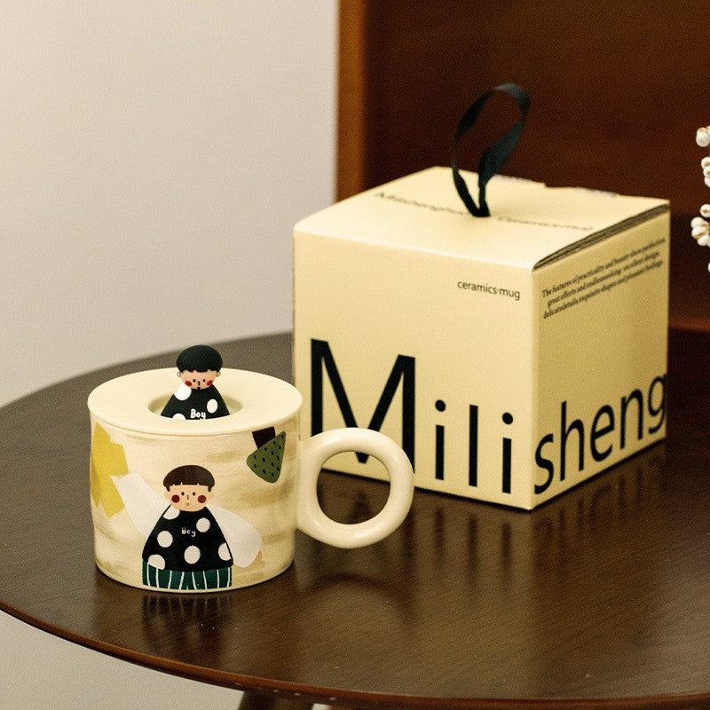 HeartNote Couple Ceramic Mug