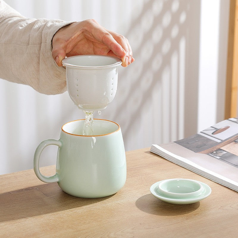 Mistline Porcelain Infusion Office Cup