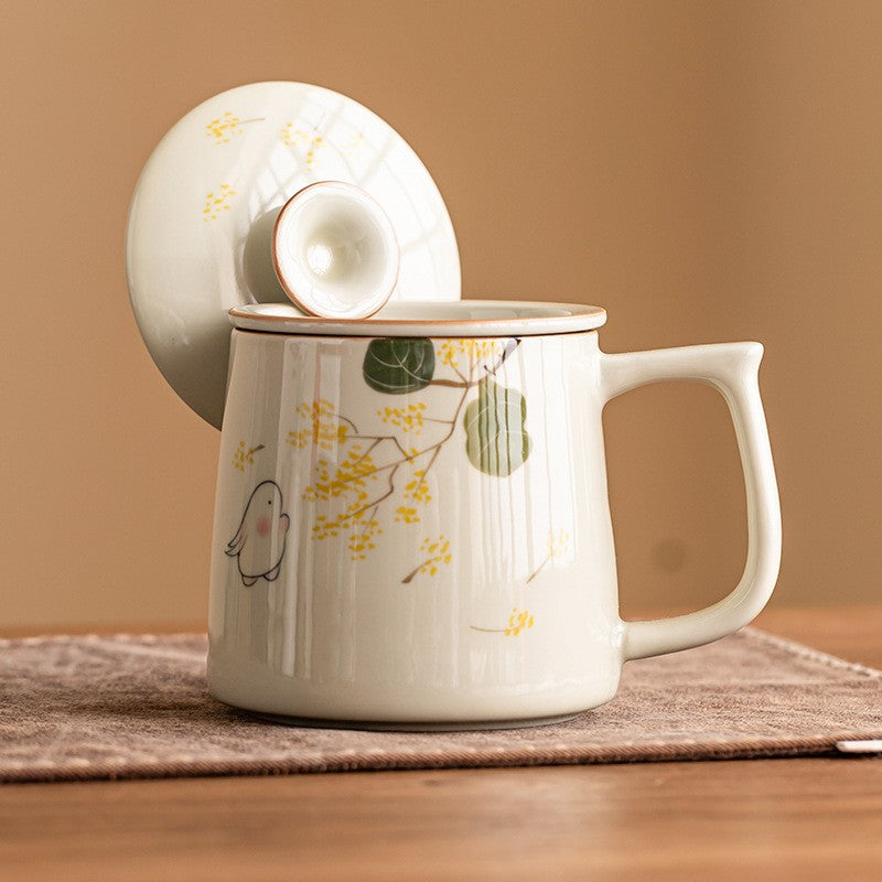 Moon Rabbit Osmanthus Art Cup