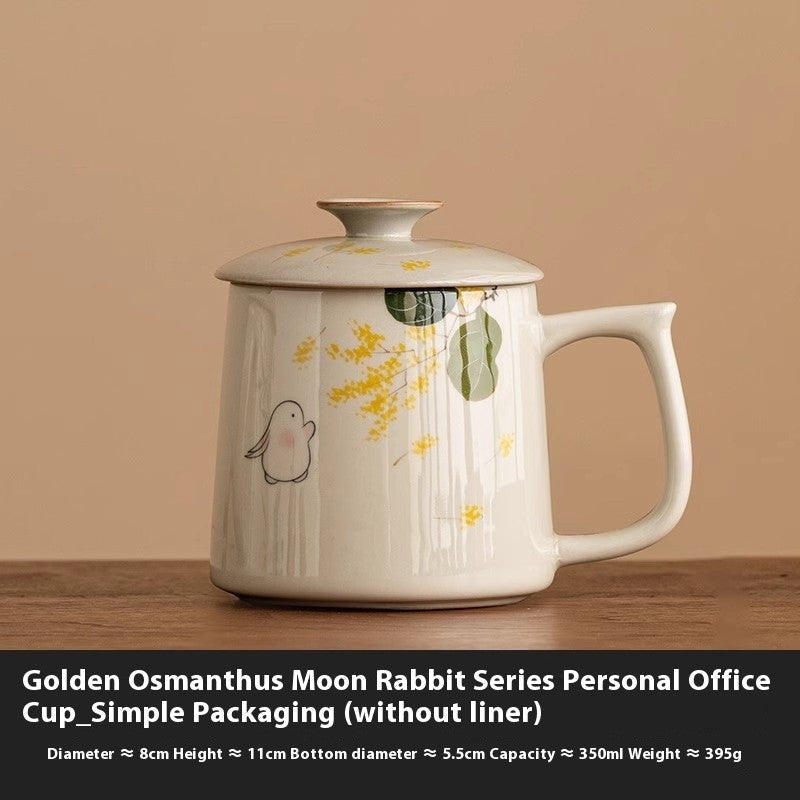 Moon Rabbit Osmanthus Art Cup