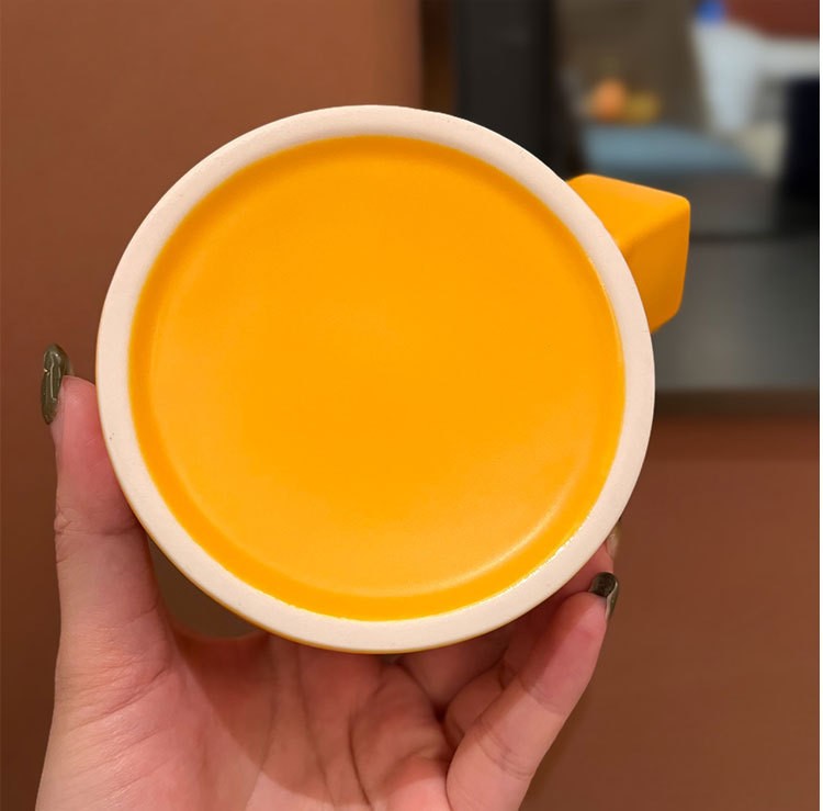 Nordcrest Square-Handle Ceramic Mug