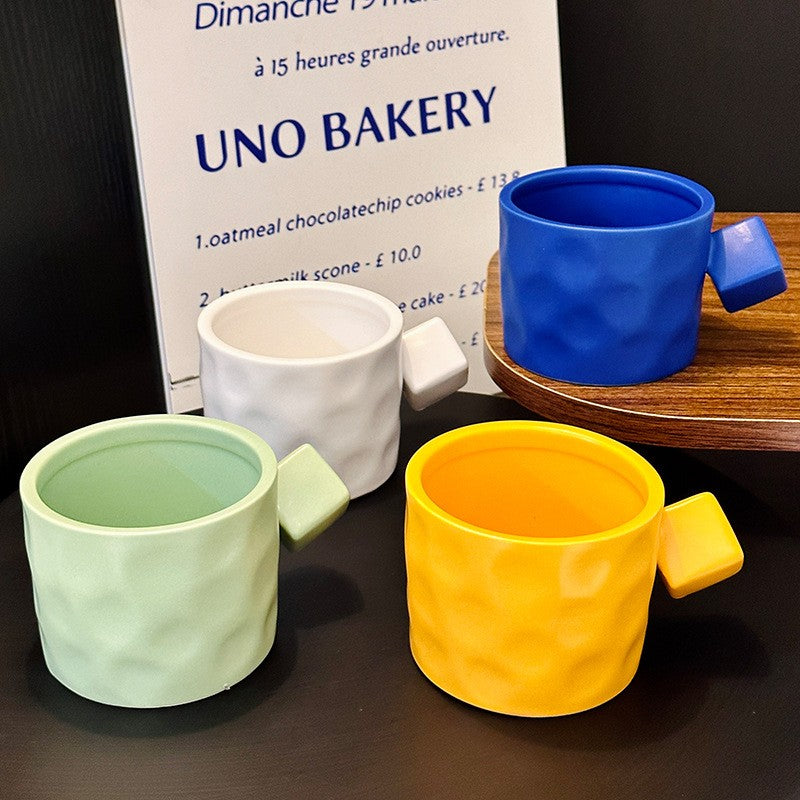 Nordcrest Square-Handle Ceramic Mug