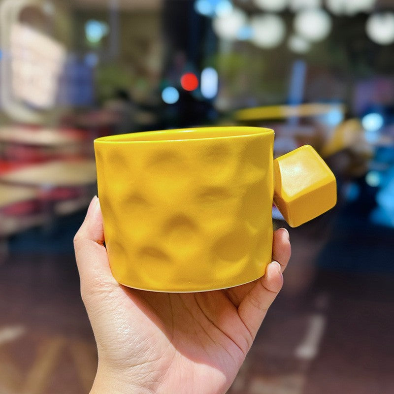 Nordcrest Square-Handle Ceramic Mug