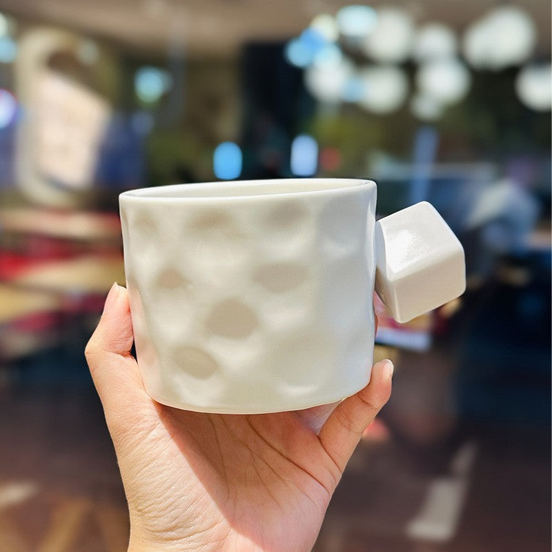 Nordcrest Square-Handle Ceramic Mug