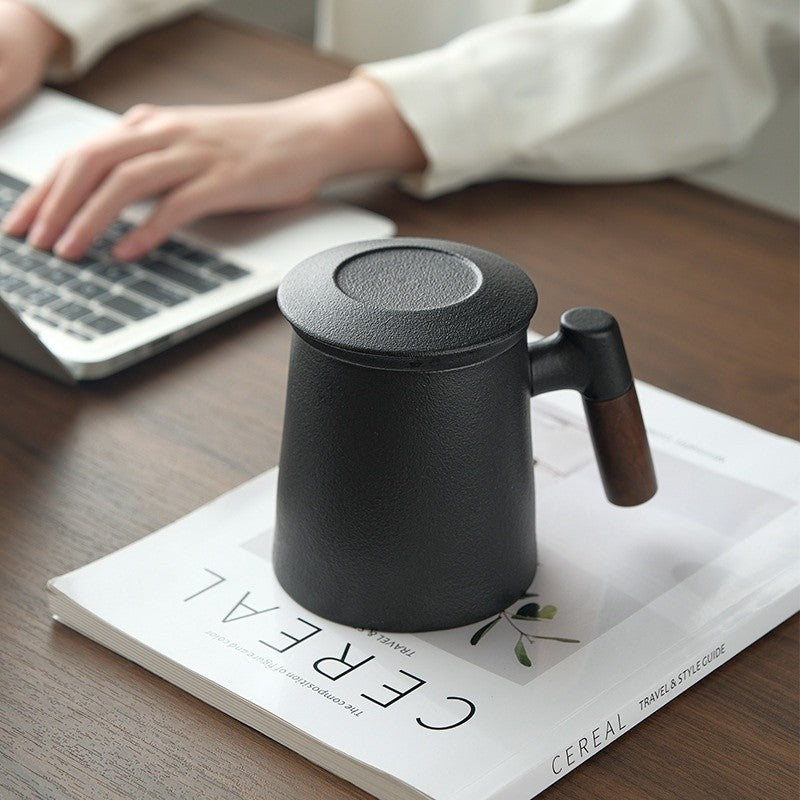 Serenity Brew Tea-Separation Ceramic Mug
