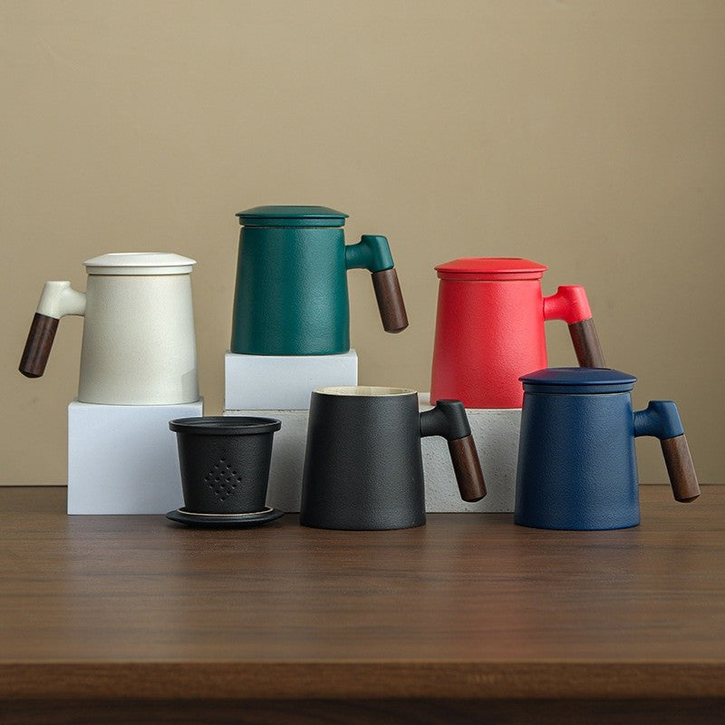 Serenity Brew Tea-Separation Ceramic Mug