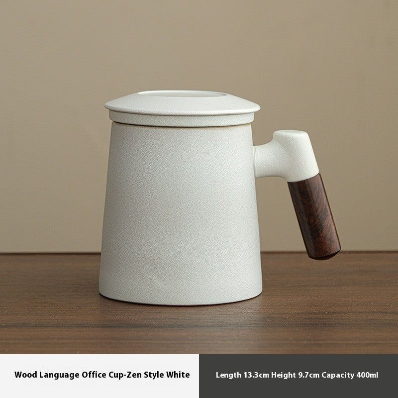 Serenity Brew Tea-Separation Ceramic Mug