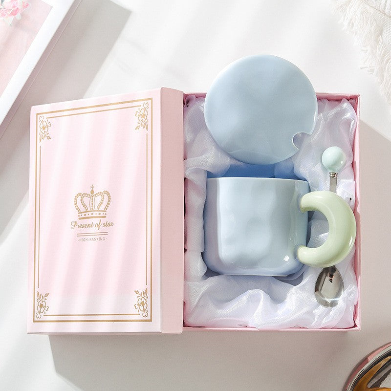 SweetSketch Girl Ceramic Mug Set