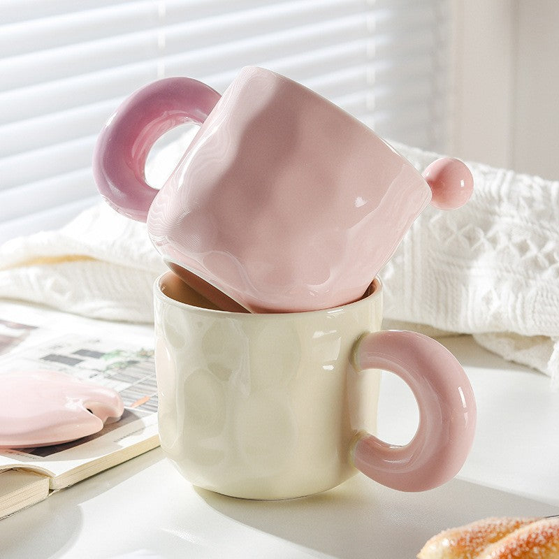 SweetSketch Girl Ceramic Mug Set