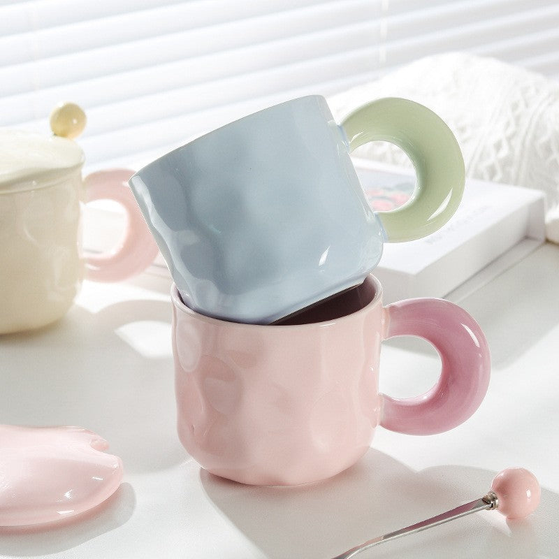 SweetSketch Girl Ceramic Mug Set