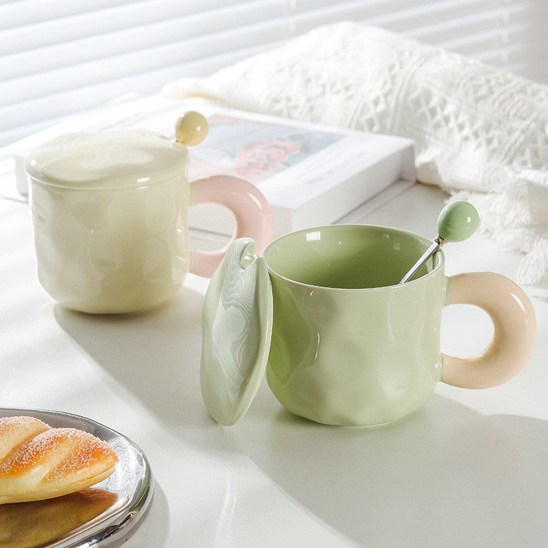 SweetSketch Girl Ceramic Mug Set