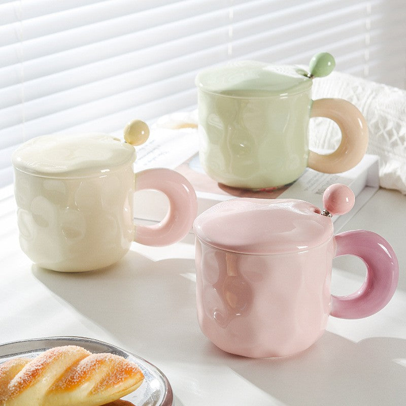 SweetSketch Girl Ceramic Mug Set