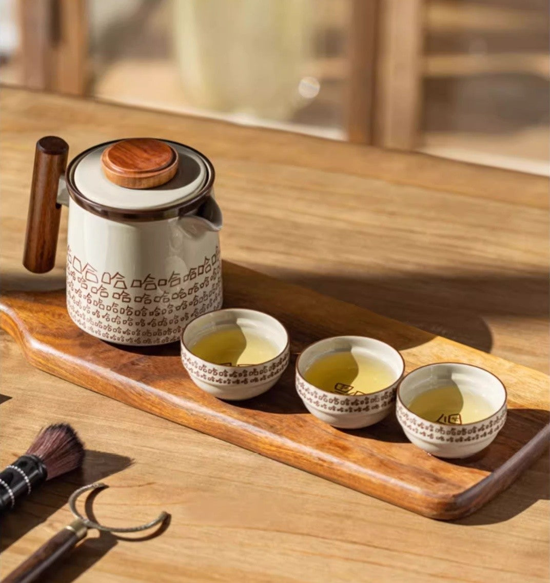 Wayfarer Ceramic Travel Tea Set