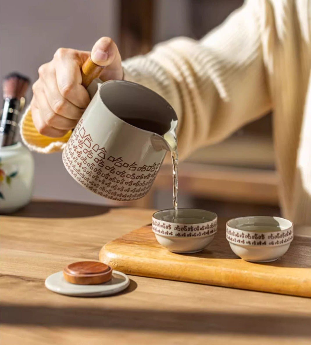 Wayfarer Ceramic Travel Tea Set