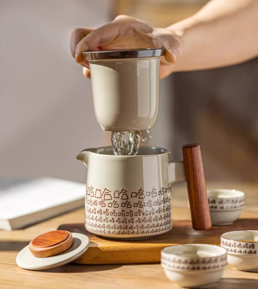 Wayfarer Ceramic Travel Tea Set