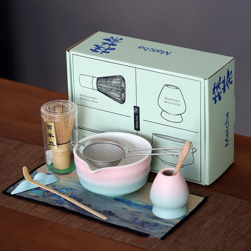 Whisper Glaze Portable Matcha Tea Set