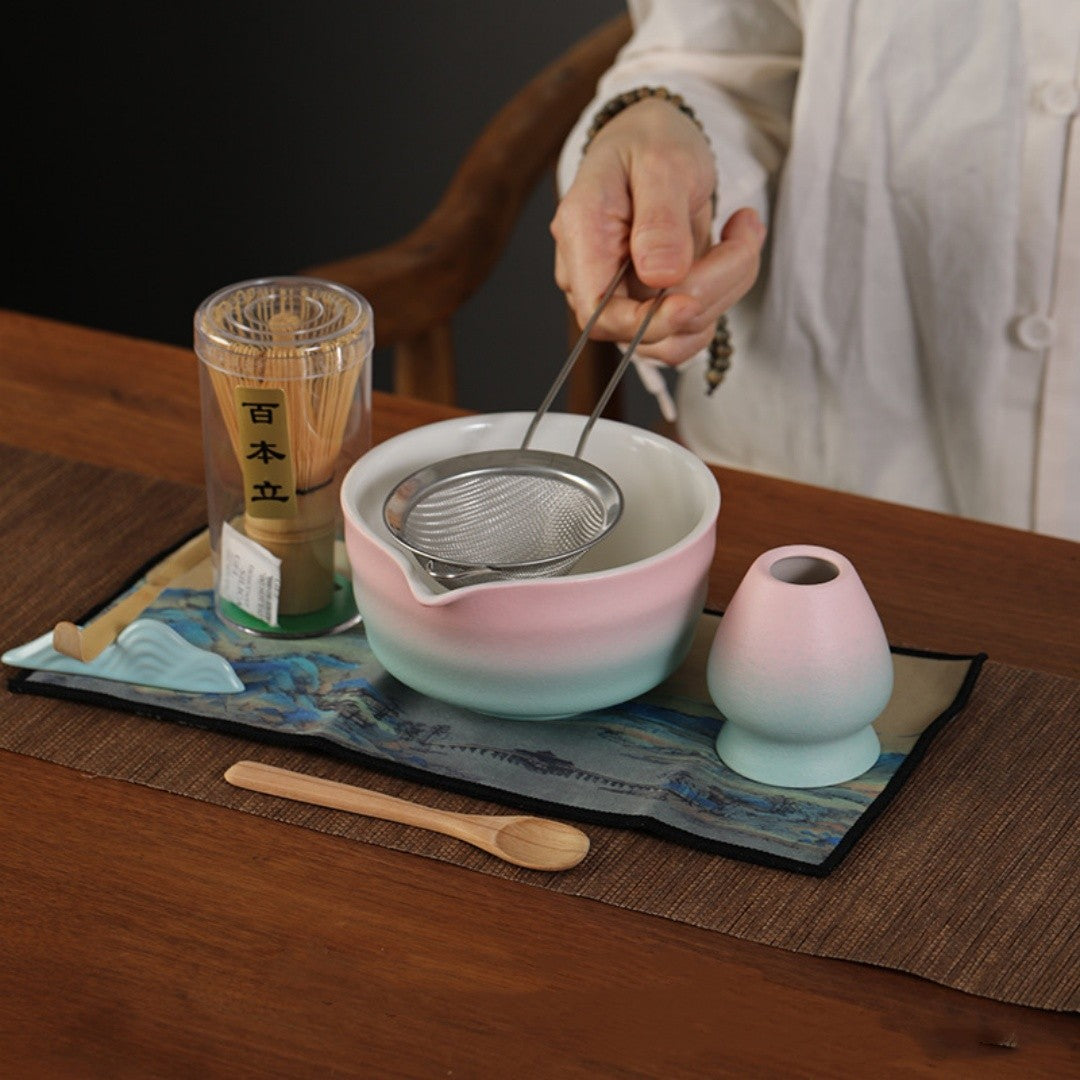 Whisper Glaze Portable Matcha Tea Set