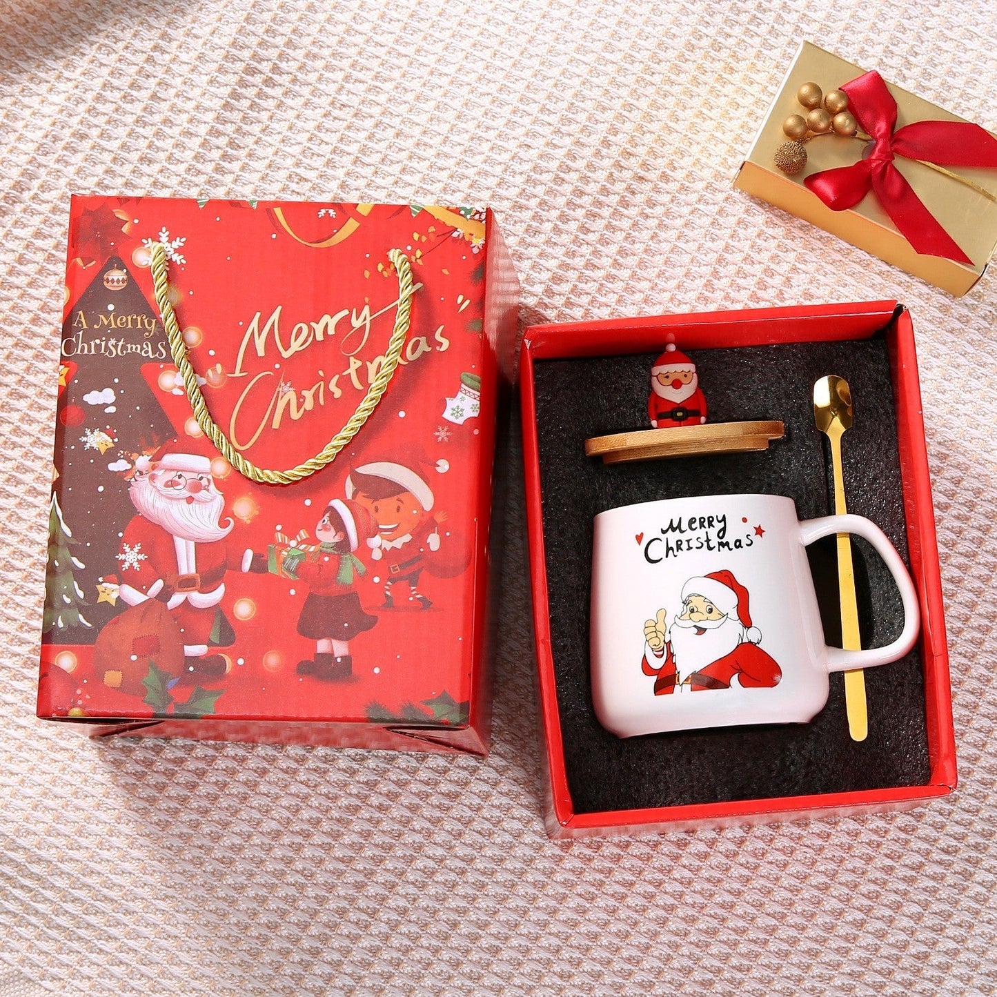 Winter Eve Santa Gift Mug Set