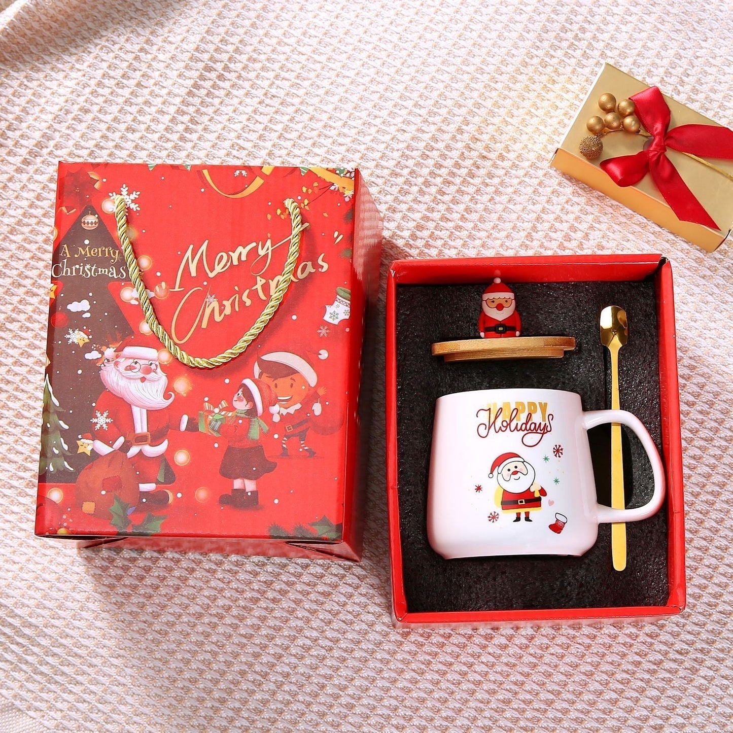 Winter Eve Santa Gift Mug Set